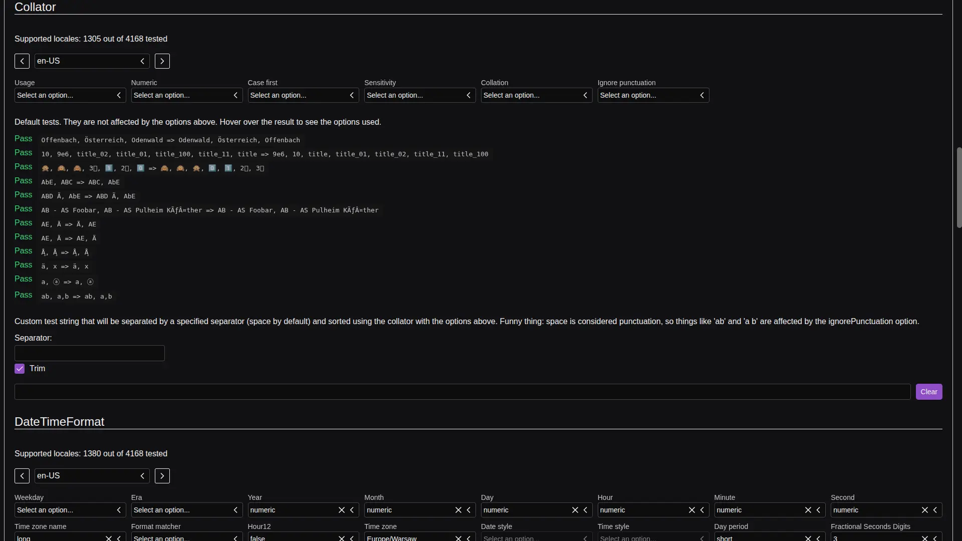 Browser Engine Tests